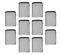 ERINGOGO 12 Pièces Lot de Filtrants Réutilisables pour Aquarium Maille Fine pour Filtration Céramique et Résines Haute Perméabilité pour Eau Claire