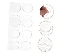ERINGOGO 12 pièces Pads Amortisseur de Tambour Silicone Transparent Réducteurs de Bruit Réutilisables et Ajustables pour Batterie et Caisse Claire Accessoires de Batterie et Faciles à