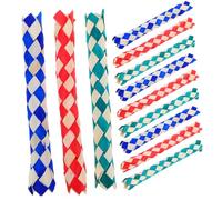 ERINGOGO 12 Pièces Piège à Doigts Chinois pour Garçon Fille Interactif DIY pour Fêtes et Sacs Construction pour Jeu Coopératif