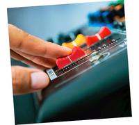 ERINGOGO 12 Pièces Potentiomètre Capuchons Droits Petits pour Console de Mixage et Table de Lumière Accessoires pour Remplacement sur Plusieurs Appareils