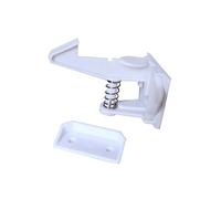 ERINGOGO 12 Pièces verrouillage de sécurité pour enfants verrouillage de porte à l'épreuve des enfants serrures de sécurité pour bébé Safety Lock loquets et loquets d'armoire blanche