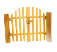 ERINGOGO 12 pour Maison de Poupée, Portail de Jardin Décoratif Ouvrant, Mobilier de Jardin en Bois Rustique, Accessoire Scène Poupée Réaliste