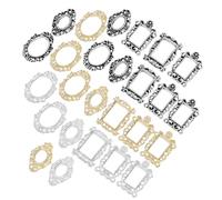 ERINGOGO 120 Mini Cadres Photo en Alliage Vintage pour Maison de Poupée Décorations DIY Miniatures Petits Cadres Photo Rétro pour Galerie Miniature