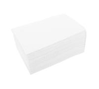 ERINGOGO 125 Pièces Nettoyage pour Tatouage Essuie-Tout Absorbant Draps de Table en Polypropylène pour Salons de et Ongles Couleur Blanche
