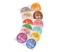 ERINGOGO 12pièces Autocollants Mensuels Pour Cartes De Mémorisation Des Jalons Décorations Photo Pour Nouveaux-nés Et Shower