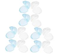 ERINGOGO 12pièces Boîte à Tétine Récupérable Étui De Rangement Pour Sucettes Anti-poussière Et Compact Pour Voyage Couleurs Et Transparent