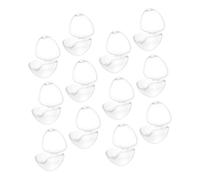ERINGOGO 12pièces Boîte De Rangement Transparent Pour Sucettes Organiseur Portable Antipoussière Étui Compact Et Pratique