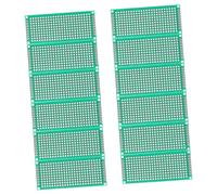 ERINGOGO 12pièces Planche à Universelle pour Prototypage Carte De Circuit Imprimé Double Face Époxy avec Points De Soudure pour Expérimentations Électriques