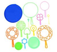 ERINGOGO 14Pièces Baguettes à Bulles Colorées Activités de Plein Air pour Garçon Fille pour Jeux Extérieur Fabrication de Bulles Couleurs Arc