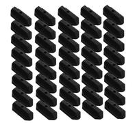 ERINGOGO 150 Pièces Clips de Fixation pour Terrasse Bois Composite Système de Serrage Haute Résistance Pour Planches avec Écart de Fixation et Stable