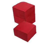 ERINGOGO 150 Pièces Serviettes sans poussière décoratif fêtes cocktail bleu Serviettes en vrac coloré serviettes jetables serviettes d'action de grâces petites serviettes papier rouge
