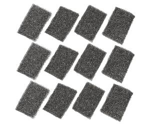ERINGOGO 16 Pièces tampon de coton éponges pointillées faire des éponges noires Sponge de maquillage noir