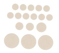 ERINGOGO 17 pièces Lot de Patins Feutre Autocollants pour Accessoires Durables pour Remplacement Joints Étanches et Vibration Faciles à Installer pour Instrument de Musique