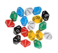 ERINGOGO 18pièces Dés De Valeur De Position Jouet De Dés Accessoires De Accessoire De Dés Jouet De Dés Dés De Jeu pour Maison Bars Et Fêtes