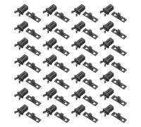 ERINGOGO 1ensemble Accessoire de Poubelle Domestique avec Bouton-poussoir Serrure à Pression Plastique Noir Lot de Clips Têtes Facile à Installer pour Réparation et Remplacement