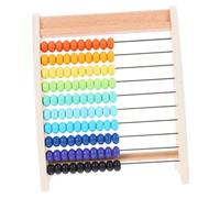 ERINGOGO 1ensemble Boulier Bois Éducatif pour Garçon Fille Jeu De Calcul Mathématique avec Perles Colorées pour Développement Cognitif Et Coordination Main-Oeil