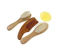 ERINGOGO 1ensemble Brosse De Bain Garçon Fille Set Portable Laine Pour Démêlage Doux Et Massage Du Chevelu Pour Utilisation à Domicile Et Voyage