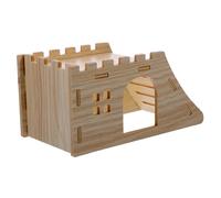 ERINGOGO 1ensemble Maison pour Hamster avec Abri pour Rongeurs Plateforme De Et Cachette Sécurisée pour Petits Animaux