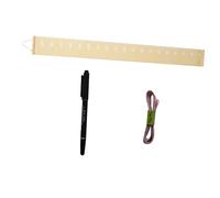 ERINGOGO 1ensemble Toise Murale Pour Garçon Fille Règle De Mesure De Hauteur Décorative Évolutive Et Amovible Pour Chambre Garçon Fille Pratique Et Élégante Et Accessoires Inclus