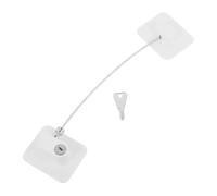 ERINGOGO 1ensemble Verrou De Sécurité Garçon Fille Pour Réfrigérateur Avec Clé Verrou Pratique Pour Congélateur Placard Et Tiroir Installation Facile Et Blanches