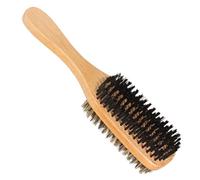 ERINGOGO 1pièce Brosse à Cheveux Barbe Multifonction De Hêtre Avec Poils De Sanglier Outil De Coiffage Pour Hommes Et Nettoyage Des Cheveux Coupés Modèle Et Confortable
