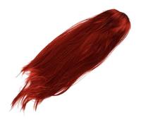 ERINGOGO 1pièce Perruque Punk Longue Orange Pour Cosplay Rocker Accessoire De Costume Halloween Pour Et Femmes