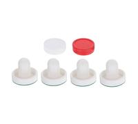 ERINGOGO 2 Ensembles Air Hockey Pucks and Pushers Set and Pucks with Soft Cloth Pads Ice Hockey Table Accessories for Family Game Replacement