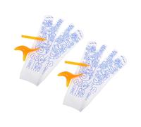 ERINGOGO 2 Ensembles Chaussettes de Réflexologie Plantaire avec Outil de Massage Ajustable Chaussettes Dacupression Respirantes pour Relaxation et Soin