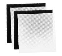 ERINGOGO 2 paires Coussinets Talon Antidérapants pour Femmes Patches de Réparation Talons Carrés Silencieux Garnitures Semelles Chaussures Résistantes à l’Usure Remplacement Noir et