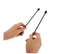 ERINGOGO 2 pièces Baguettes pour Tambour Langue Bois et Maillets Percussion Ergonomiques Dérapants pour Étudiants Accessoires Sticks Instruments Durable