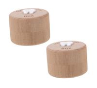 ERINGOGO 2 Pièces Boîte à Dents Bois pour Garçon Fille Boîte Fée des Dents Rangement Sûr pour Garçons et Filles Coffret Mémoire Lot