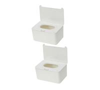 ERINGOGO 2 pièces Boîte de Rangement Lingettes Humides Hermétique Distributeur Portable pour Salle de Bain et Salon Design Simple et Moderne Protection et Réutilisable