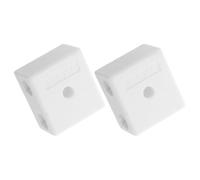 ERINGOGO 2 Pièces Bornier en Céramique Blanc à 2 Positions, 30 A, à Vis