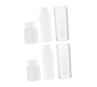ERINGOGO 2 pièces Bouteilles Cosmétiques de Voyage Flacons Sous Vide à Bouchon Rotatif Étanches Bouteilles Plastique Rechargeables Multifonction pour Lotion Échantillons et Crème