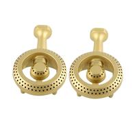 ERINGOGO 2 Pièces Brûleur de Cuisinière Gaz Fonte Brûleur pour Accessoires de Cuisinière Domestique et Professionnelle Cuisson et Distribution Chaleur