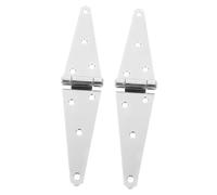 ERINGOGO 2 pièces Charnières Lourdes pour Porte de Portail Galvanisées Paumelles Robustes pour Kit de Quincaillerie Portails et Porte Grange Installation Facile