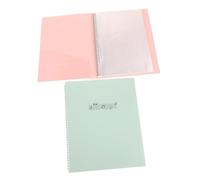 ERINGOGO 2 pièces Classeur à Partitions Transparent Épais pour Rangement Musique Pochettes Doubles Faces Résistantes pour Musiciens et Étudiants Organiseur et Documents