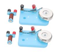 ERINGOGO 2 pièces Cloche Électrique Pratique pour Laboratoire Dispositif Pédagogique Électromagnétique Compact Matériel Scientifique pour Expériences Scolaires et Cours de Physique