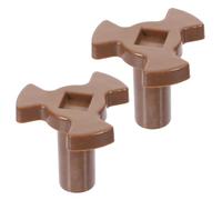 ERINGOGO 2 pièces Coupleur Plateau Tournant Micro-ondes Y Lot Rechange pour Axes de Rotation de Plateau Verre Remplacement Pratique