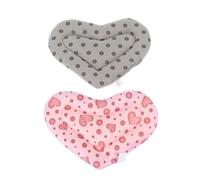 ERINGOGO 2 pièces Coussin Nid Hiver pour Hamster et Petits Animaux Lot de Doux et Confortable Matelas Chauffant Adapté pour Nid de Cochon Hérisson Souris et Écureuil Accessoire Douillet