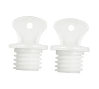 ERINGOGO 2 Pièces couvercle de bouillotte bouchon bouillotte butée caoutchouc bouchon pour bouillotte simple capuchons bouchon de d'eau chaude pour petits chauds blanche