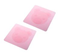 ERINGOGO 2 pièces Couvercles Silicone Extensibles et Réutilisables pour Bols Étanches Résistants Chaleur Adaptés Four Micro-ondes et Réfrigérateur Lot de Rose