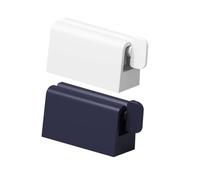 ERINGOGO 2 pièces de Dentifrice Mural sans Perçage Presse Pâte Compacte pour Salle de Bain Extrudeur pour Tubes de Dentifrice et Facile à Démonter et Nettoyer Adapté Garçon Fille et