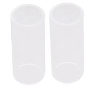 ERINGOGO 2 Pièces Glass Guitar Slide Bottleneck Smooth Tone Enhancer For Professional Guitar Players Durable Skin Friendly