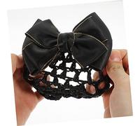 ERINGOGO 2 pièces Hair Bun Covers With Bowknot Clips For Women Breathable Hair Net For Nurse Stewardess Ballet Dancer Lightweight And Classic