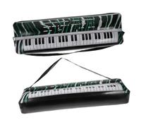 ERINGOGO 2 pièces Inflatable Piano Keyboard for Blow Up Synthesizer Toy Safe Materials Lightweight Party Decoration for Birthday and Karaoke