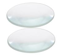 ERINGOGO 2 pièces Lentilles Double Convexe Optique Diamètre pour Outils Expérimentation Scientifique et Enseignement Physique et Chimie