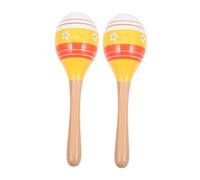 ERINGOGO 2 Pièces Maracas pour Garçon Fille de Jouets Éducatifs Précoces Instruments de Percussion Créatifs pour Fêtes et Apprentissage Musical