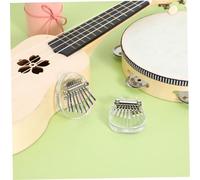 ERINGOGO 2 pièces Mini Kalimba Portable Notes pour Garçon Fille et Adultes Instrument Musical Compact et Piano à Pouce Facile à Cadeau Instrument de Musique pour Débutants et Loisirs