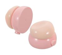 ERINGOGO 2 Pièces Mini Lipstick Storage Box Travel Lip Balm Organizer Portable Empty Case for Makeup Toiletries